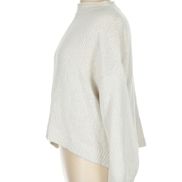 Nordstrom Women's White Crew Neck Sweater - Picture 9 of 13